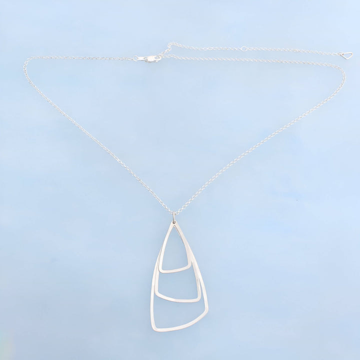 Adjustable Silver Necklace - Carmel